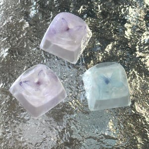 Tecla Esc em resina pastel com formato de borboleta, acessório elegante para sala de jogos compatível com Cherry MX.