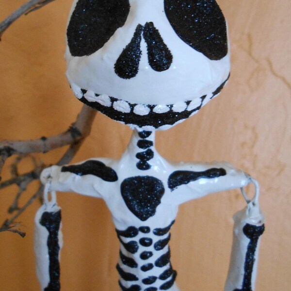 Four Skeleton Art Dolls/Skeleton Ornaments