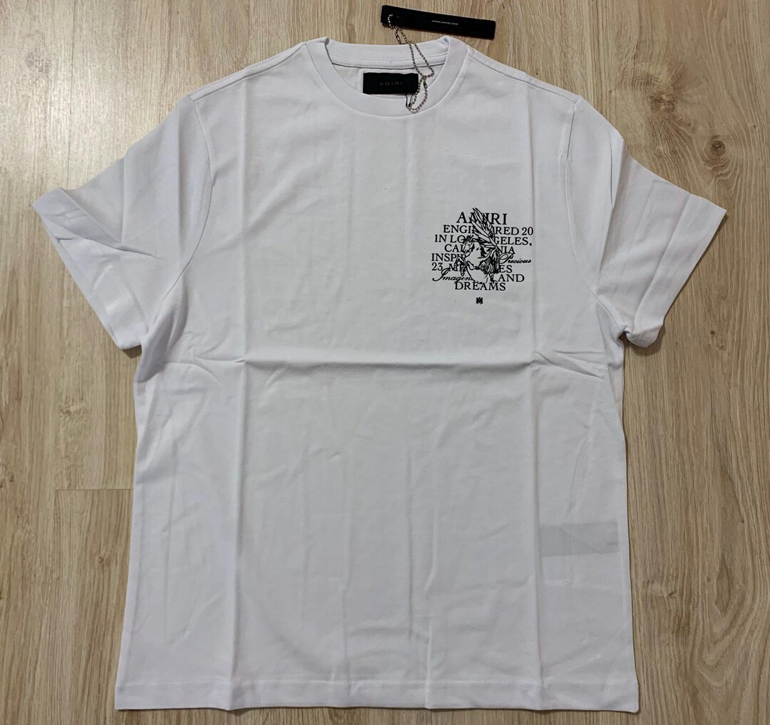 AMIRI♦ポインテールニットTシャツ モダンエレガント♪ AMIRI☆ポインテールニット クルーネック Tシャツ