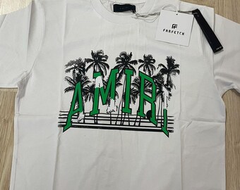 AMIRI♦研ぎ澄まされたミニマリズム ロゴ ホワイトＴシャツ AMIRI ロゴ Tシャツ | ホワイト | FARFETCH JP