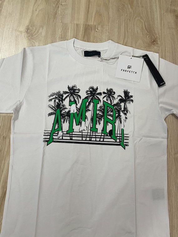 Brand New With Tags AMIRI Fashion White T-shirt All Size S