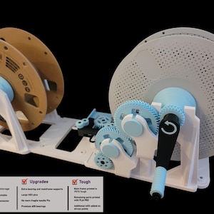 UPGRADED Universal 3D Filament Re-spooler/Transfer - Pre-assembled - Bambu Lab