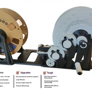 UPGRADED Universal 3D Filament Re-spooler/Transfer - Pre-assembled - Bambu Lab