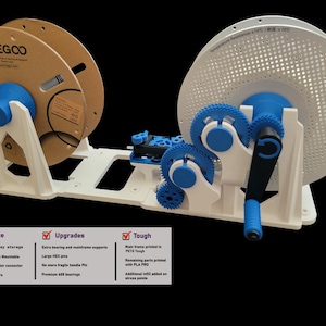 UPGRADED Universal 3D Filament Re-spooler/Transfer - Pre-assembled - Bambu Lab
