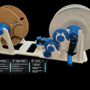 UPGRADED Universal 3D Filament Re-spooler/Transfer - Pre-assembled - Bambu Lab
