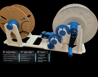 Rebobinador/enrollador de filamento 3D universal MEJORADO - Preensamblado - Bambu Lab