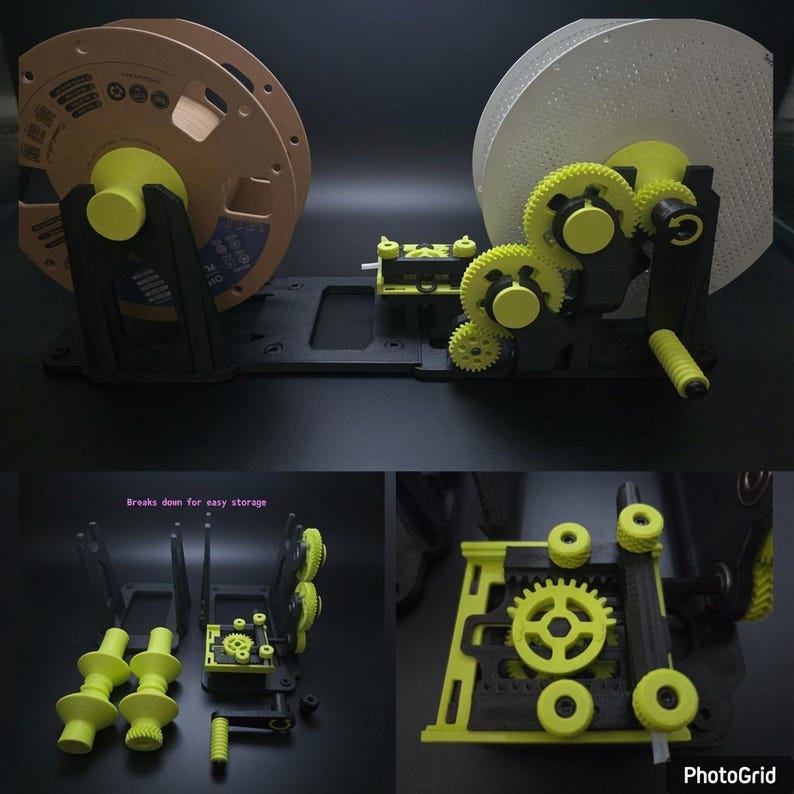 UPGRADED Universal 3D Filament Respooler/Spooler - Pre-assembled - Bambu Lab image 7