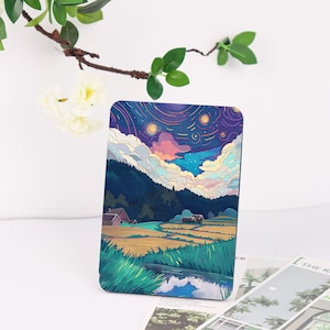 Dreamy Landscape 2025 Personalized Kindle Case For Kindle 11/12th, Paperwhite 11/12th, Paperwhite 2024, Colorsoft| Auto Wake/Sleep Function