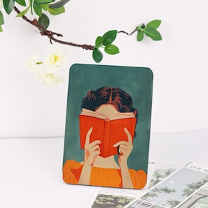 Book Reading 2025 New Personalized Kindle Case For Kindle 11/12th, Paperwhite 11/12th, Paperwhite 2024, Colorsoft| Auto Wake/Sleep Function