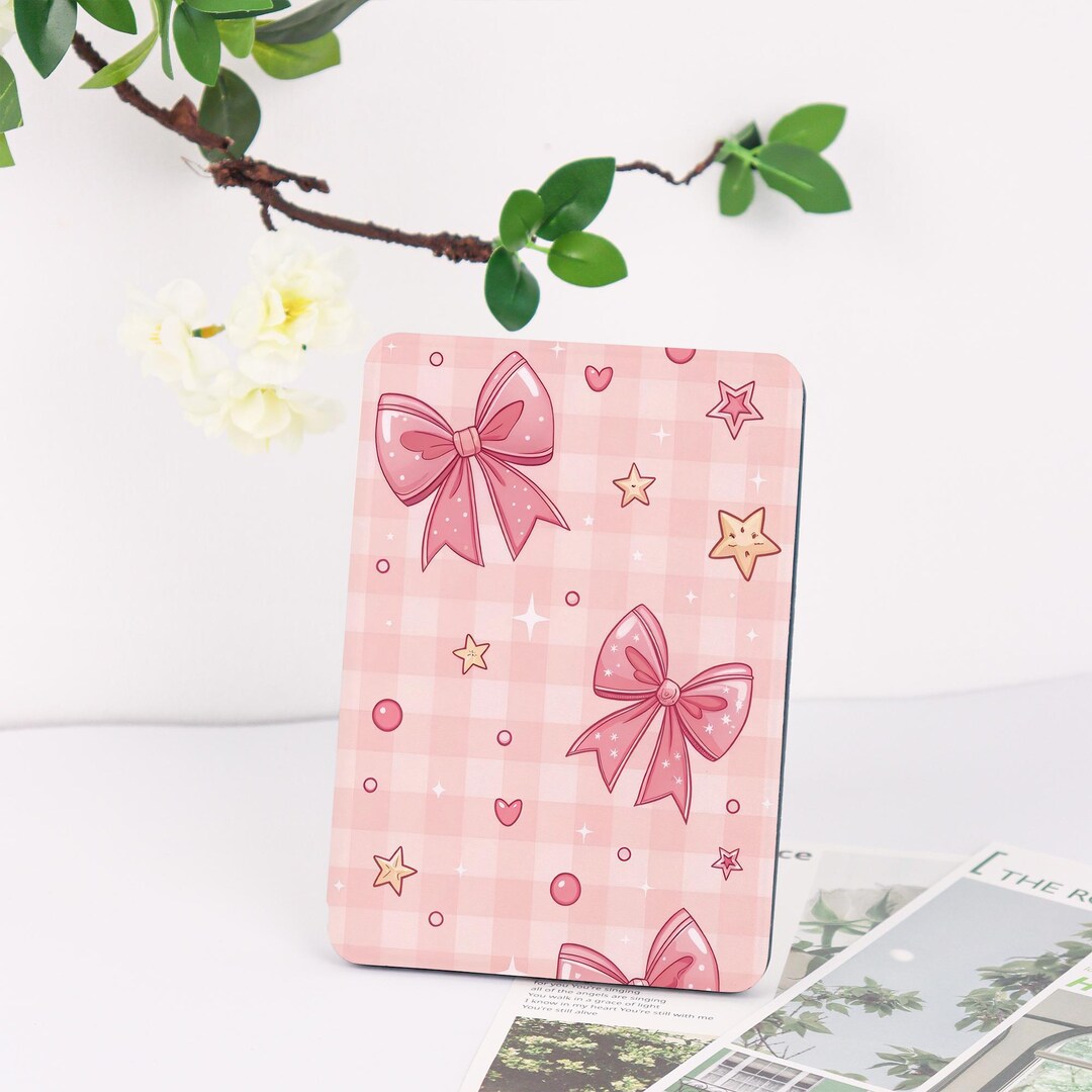 Cute Pink Bow 2025 New Personalized Kindle Case for Kindle 11/12th ...