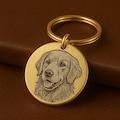 Personalized Pet Photo Keychain Custom Pet Portrait Keychain Dog Remembrance Pet Loss Gifts for Dog Lovers Personalized Pet Memorial Gift product logo