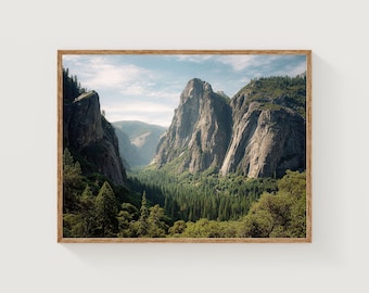 Yosemite Valley Print: California Mountain Landscape Photography