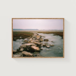 Impresión de paisaje minimalista: Fujicolor 200 River Path Fine Art