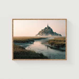 Mont Saint Michel Painting - Etsy