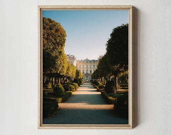 Schönbrunn Palace Garden Print | Vienna Travel Photography