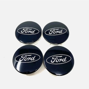 Ford F-150 Wheel Center Caps: Black OEM Replacement (2015-2024) 4-Pack