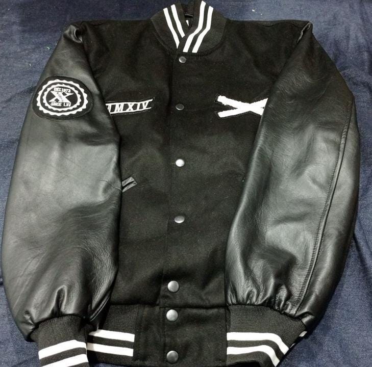 Handmade the Weeknd XO Tour Varsity Black Bomber Handmade