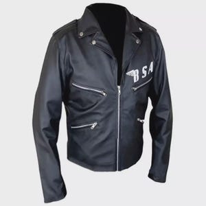 Handmade BSA George Michael Faith Rockers Revenge Biker Real Leather ...