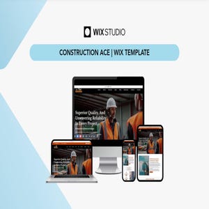 Plantilla de Construction Ace/Wix Studio