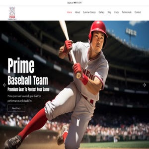 Baseball Club | Wix Studio Template