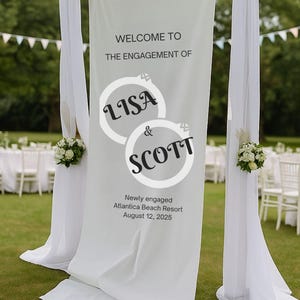 Wedding Fabric Welcome Sign, Modern Wedding Welcome Sign, Fabric Sign, Custom Wedding Signs, Bridal Shower Sign, Boho Wedding