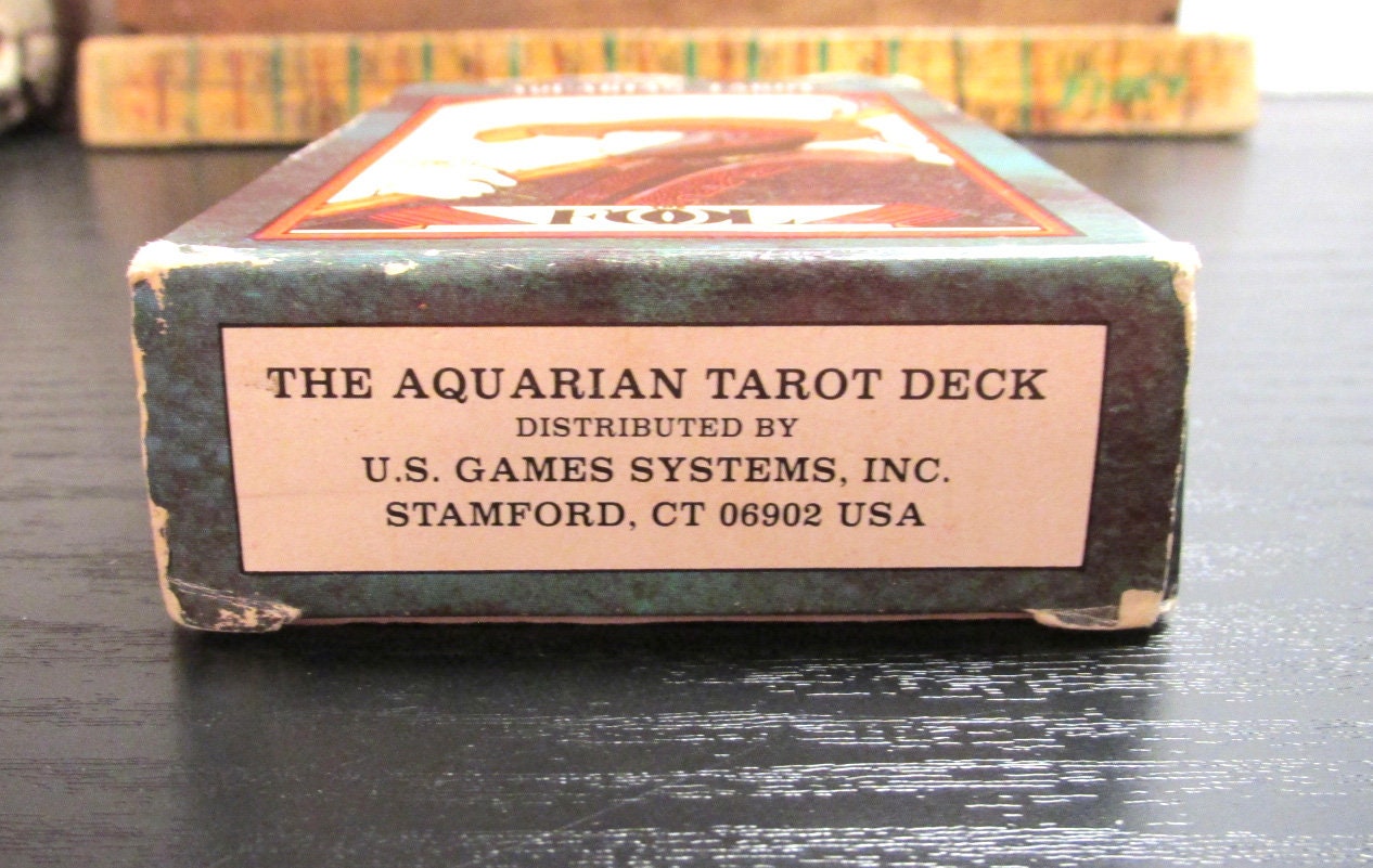 Aquarian TAROT the Fool Blue Back Cards 1970 AQ78 Palladini Art