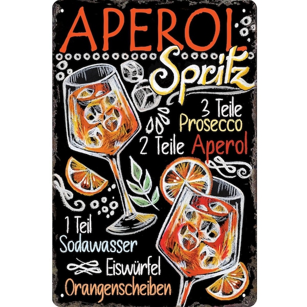 Aperol Spritz Schild