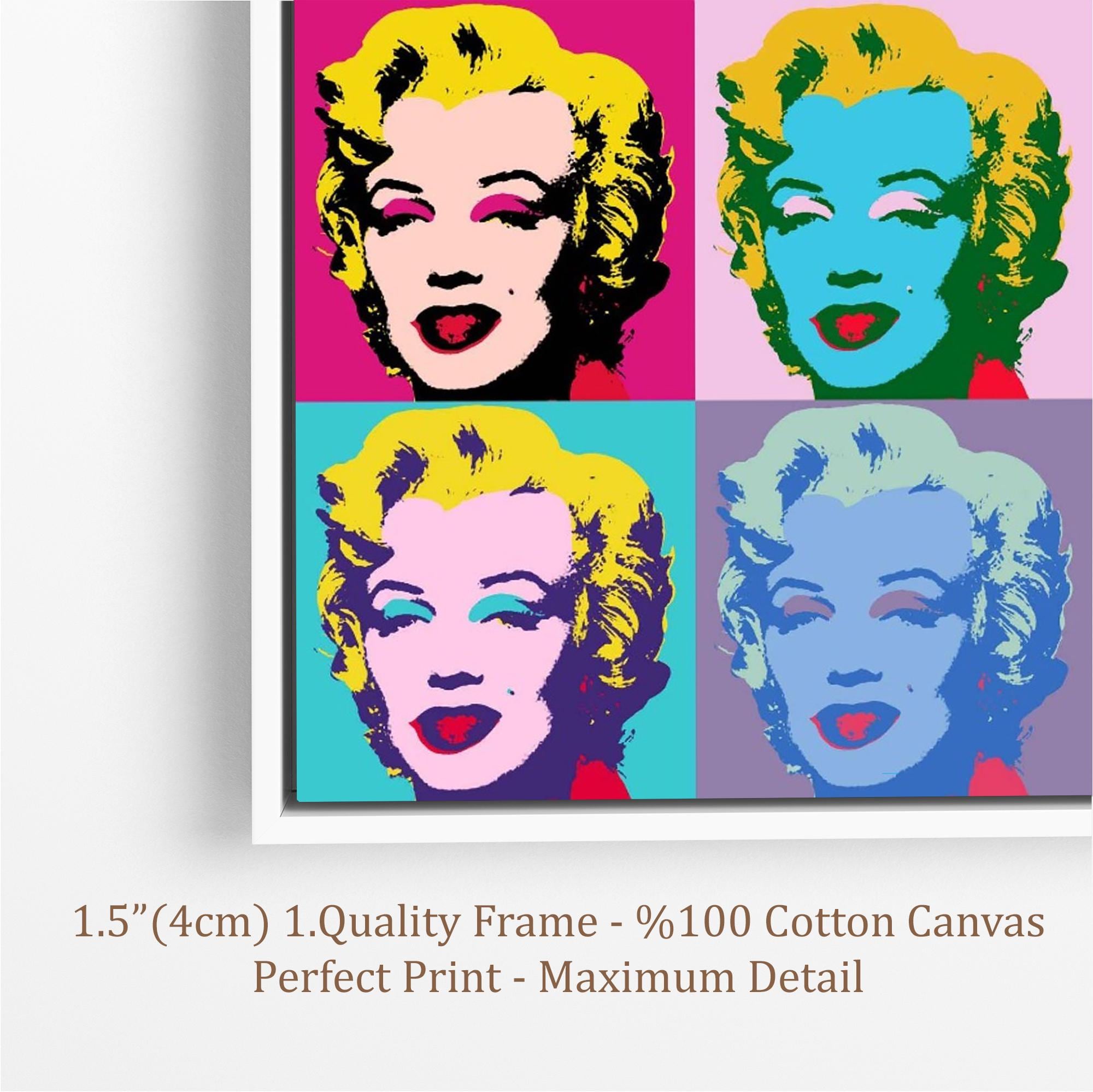 アンディ・ウォーホル風マリリン・モンロー、ポップアート、モダン