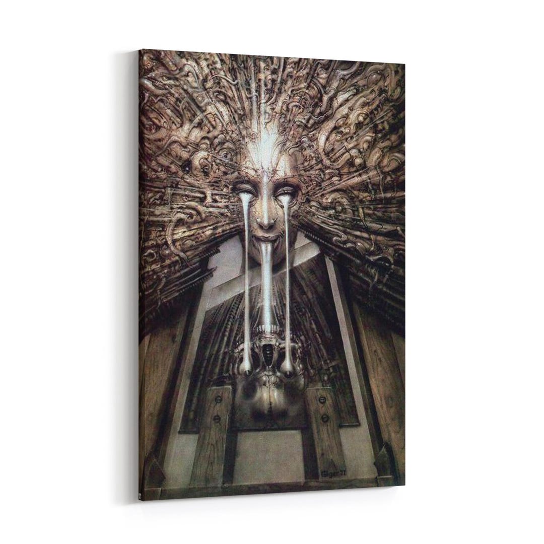 Giger, Hans Rudolf Giger, Alien, Oil Painting, Canvas Printing, Wall ...