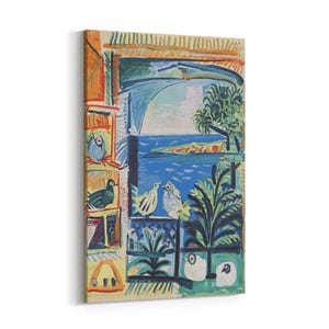 Pablo Picasso Cote d&#39;Azur 1962, Picasso Canvas Print, Picasso Art, Rare Print, Original Art, Living Room Wall Art Decor Father&#39;s Day Gift