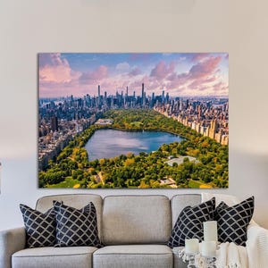 Central Park Canvas Wall Art, NYC, Manhattan, Central Park Canvas, Huge Canvas Home Decor, New York Art