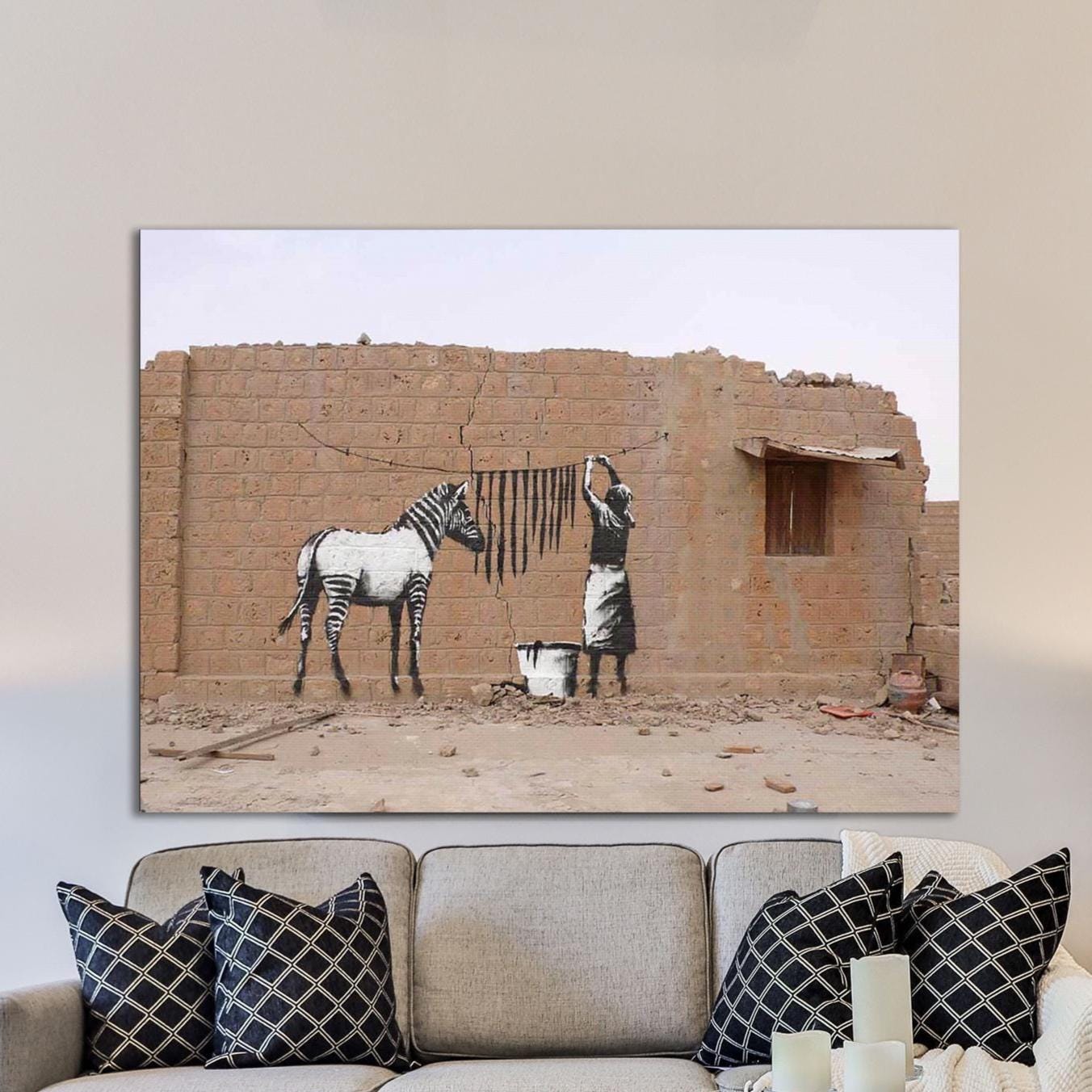 Bobby : Chaise à Motif Zébré - 39 € - Très Bon état