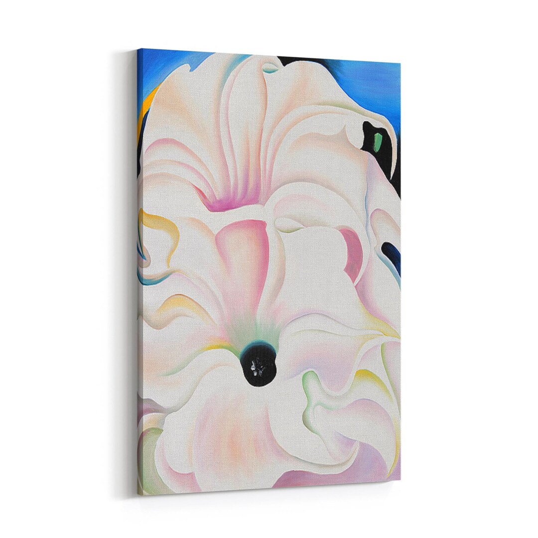 Georgia O'keeffe Canvas,o'keeffe Flower Prints,light of IRIS 1924 ...