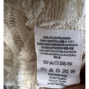 Jen’s Pirate Booty x Free People Ivory Lace Crochet Dress / Beach Cover-Up image 6