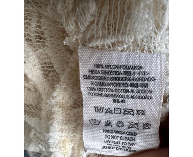 Jen’s Pirate Booty x Free People Ivory Lace Crochet Dress / Beach Cover-Up image 6