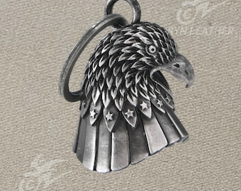 Eagle Head Motorcycle Bell: Biker Good Luck Charm