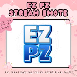 Tracking Emote, Ez Pz Emote, Twitch Emote, lustiges Stream Emote, Discord Emote, Für Streamer, Transparente PNG, Instant Download