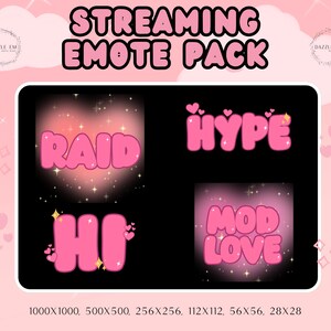 35+ Pink Trending Piercing Emotes, Girly Emote, Für die Mädchen, Sofort-Download, Twitch, Kick, Discord Bild 8