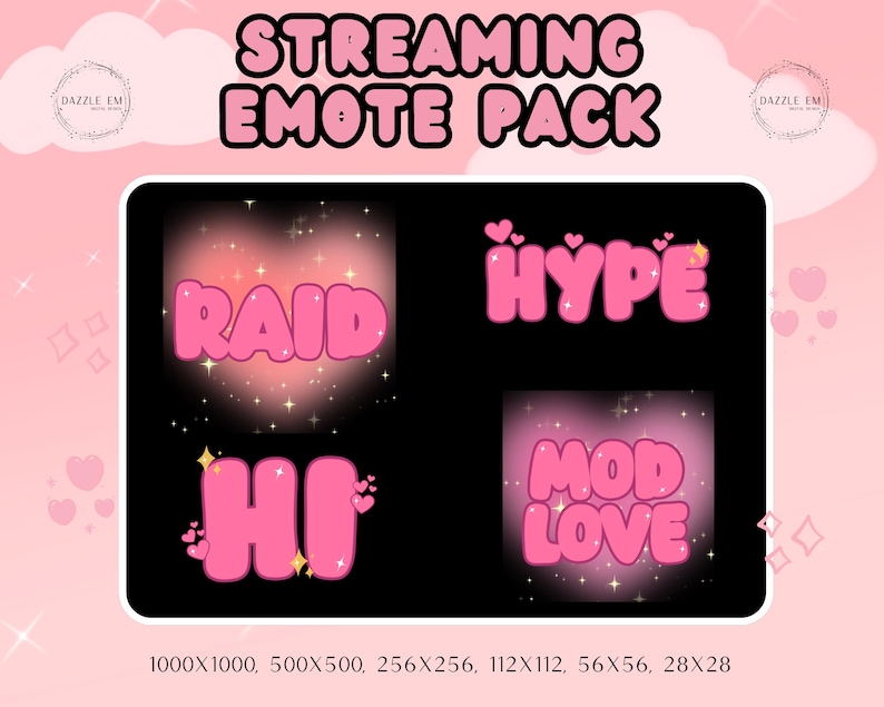 35+ Pink Trending Piercing Emotes, Girly Emote, Für die Mädchen, Sofort-Download, Twitch, Kick, Discord Bild 8