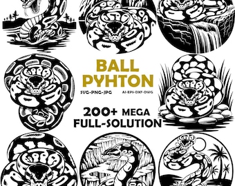 Ball Python SVG-Bundle