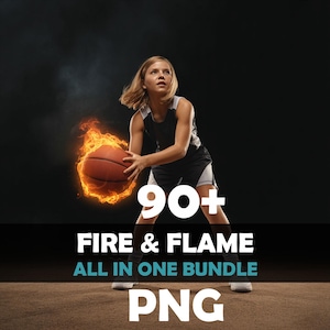 90 Fire Overlays, Photoshop Fire Overlays, Digital Fire Effect & Flames Photography Overlay, Fire Background, Sports Overlays