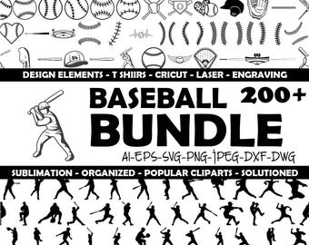 Baseball Spieler | Digitaler Download | .PNG .SVG | Schaltungsfertig | Für Sublimation geeignet