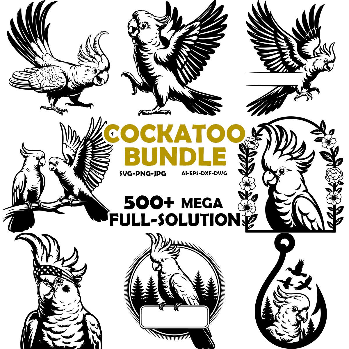 Cockatoo SVG - Png - Dxf - Pdf - Cricut Cut File - Bird Svg - Cocky Svg ...