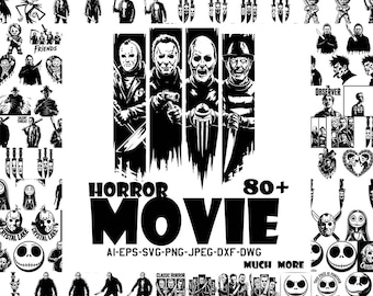 ホラーSVGバンドル、ホラーキャラクターSVG、ホラー映画SVGバンドル、ハロウィンホラーSVG、ホラーSVG、怖いSVG、ホラーキャラクターSVGバンドル