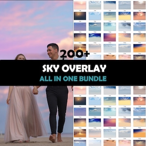 High-Resolution Sky Overlays | Blue, Natural and Fluffy Skies for Photoshop Editing