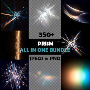 Prism Light Leak Photo Overlays: Regnbågsfotograferingseffekter