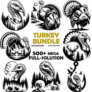 Turkey Hunting svg, Turkey Hunter svg, hunting svg, svg, png, cricut, dxf, clipart, for Commercial and Personal use