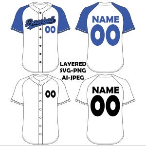 Baseball jersey svg, Baseball jersey mock up svg, Personalized baseball V neck full button jersey with custom name mock up template svg