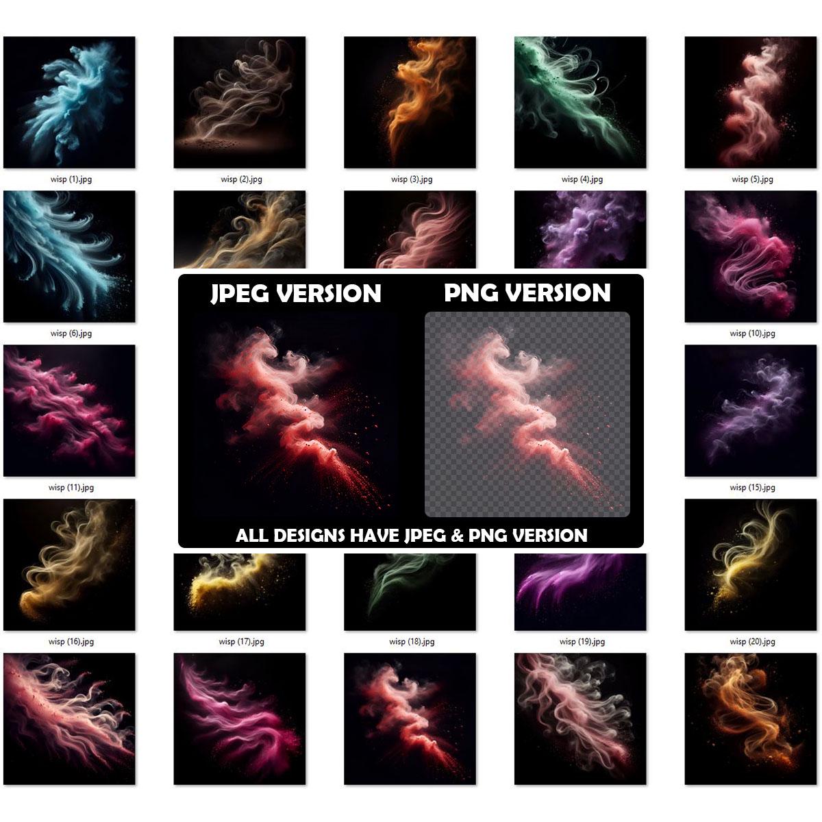 Colorful Powder Explosion Overlays Clipart Collection With Free ...