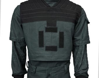 Mandalorian Star War Flight Suit Inspired Book of Boba Fett Costume Din Djarin Cosplay Bounty Hunter Outfit 3 Piece Flak Vest Suit